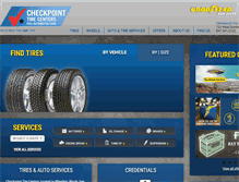 Tablet Screenshot of checkpointtire.com
